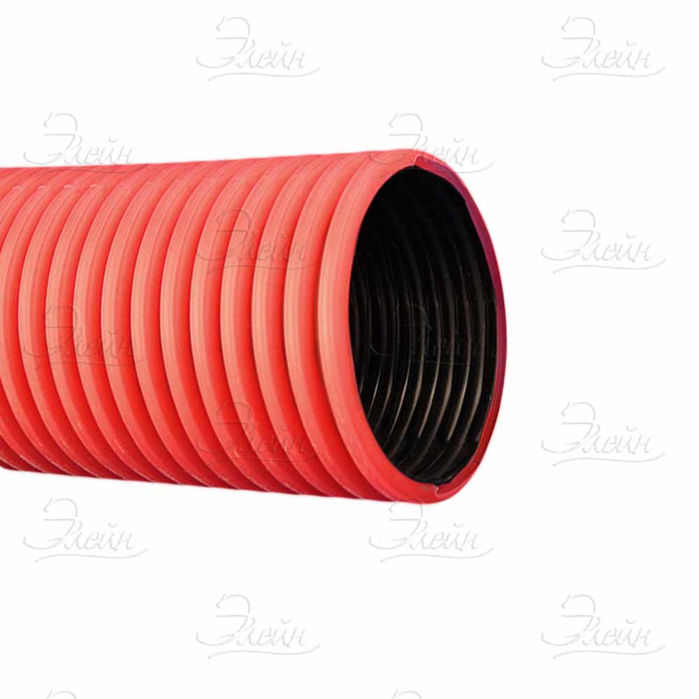 Труба гофрированная 40 мм двустенная красная